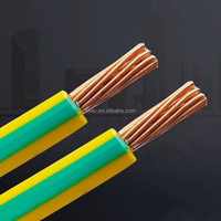 Fil photovoltaïque 4 mm² 6 mm² jaune et vert bicolore, pont de mise à la terre, modèle HITEC HTP99201 pour salle informatique