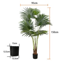 Plantes artificielles en plastique, palmiers verts, monstera, bonsaïs, faux oliviers, arbres artificiels pour la décoration intérieure et extérieure de la maison