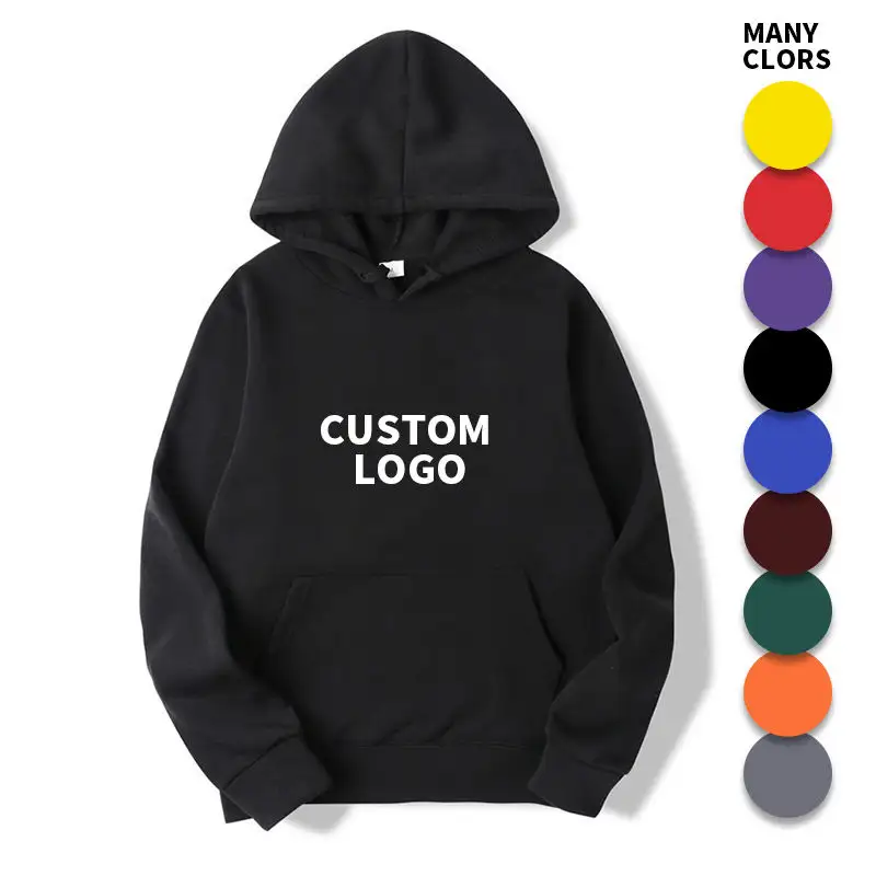 Plus size oem custom hoodies pullover tech fleece cotton hoodie unisex custom logo winter heavyweight men oversized hoodies