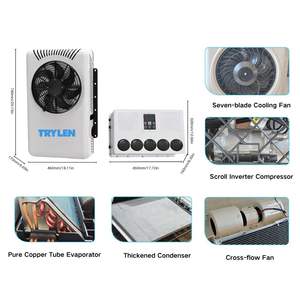 TRYLEN <span class=keywords><strong>Climatiseur</strong></span> split 24V de haute qualité pour camion RV caravane <span class=keywords><strong>Mobile</strong></span> ménage Parking Nouveau Mini modèle de <span class=keywords><strong>voiture</strong></span> AC 12V - Product Image 3