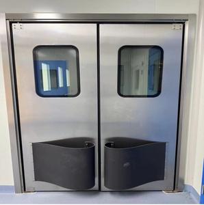 Porte battante à double action en acier inoxydable 304, robuste, résistante aux chocs, pour usage intensif, isolation thermique, cuisine commerciale intérieure - Product Image 2