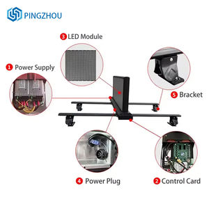 Panel de Marco Pantalla de visualización superior de taxi P5 P6mm Pantalla de visualización de señal de publicidad LED de techo superior de taxi de alta definición - Product Image 5