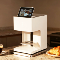 Máquina automática de arte latte 3D para café de grado alimenticio, espuma de leche de un solo color, máquina de arte latte para té de burbujas
