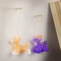 Timesrui 3D stéréoscopique chien Silicone moule bricolage aromathérapie gypse bougie cheval de Troie chien résine ballon chien goutte colle moule