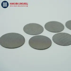 20 100 Micron Stainless Steel Wire Mesh Round Mesh Metal Filter Multi-layer Mesh Filter Screen Filter Disc