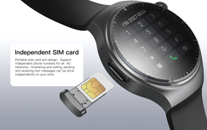 2024 tam dokunmatik yuvarlak akıllı saat Gps SIM WIFI Amoled Google harita telefon görüşmesi reloj MP4 <span class=keywords><strong>Video</strong></span> 4G 5G Android su geçirmez smartwatch - Product Image 5