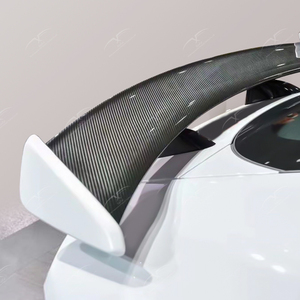 Alerón Trasero de Fibra de Carbono <span class=keywords><strong>Real</strong></span> para <span class=keywords><strong>Jaguar</strong></span> F-TYPE, Modificación de Automóviles, Estilo Definitivo para su Automóvil, Actualizado - Product Image 4