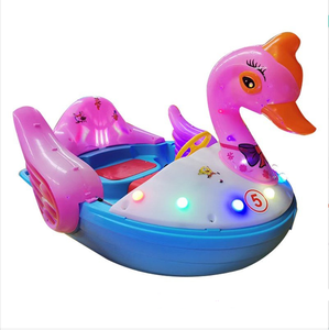 <span class=keywords><strong>รถ</strong></span>บั๊มพ์เด็ก Swan สำหรับเล่นในร่มและกลางแจ้ง ใช้เป็นเรือบั๊มพ์ไฟฟ้าสำหรับเด็กในสระ - Product Image 1