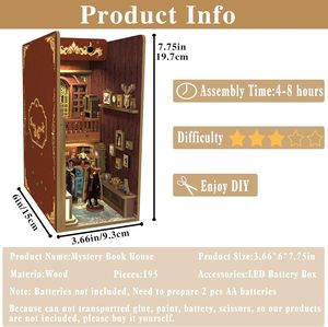 Nuovo Set Educativo Personalizzato Fai-da-Te: Fermalibri 3D in Legno con Luce LED per Bambini da 5 a 7 Anni, Facile da Costruire - Product Image 6