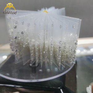 Ювелирные изделия из золотого листа, необработанные муассанитовые бриллианты 0,9-2,9 мм <span class=keywords><strong>Hpht</strong></span>, муассанитовые изделия на заказ - Product Image 4