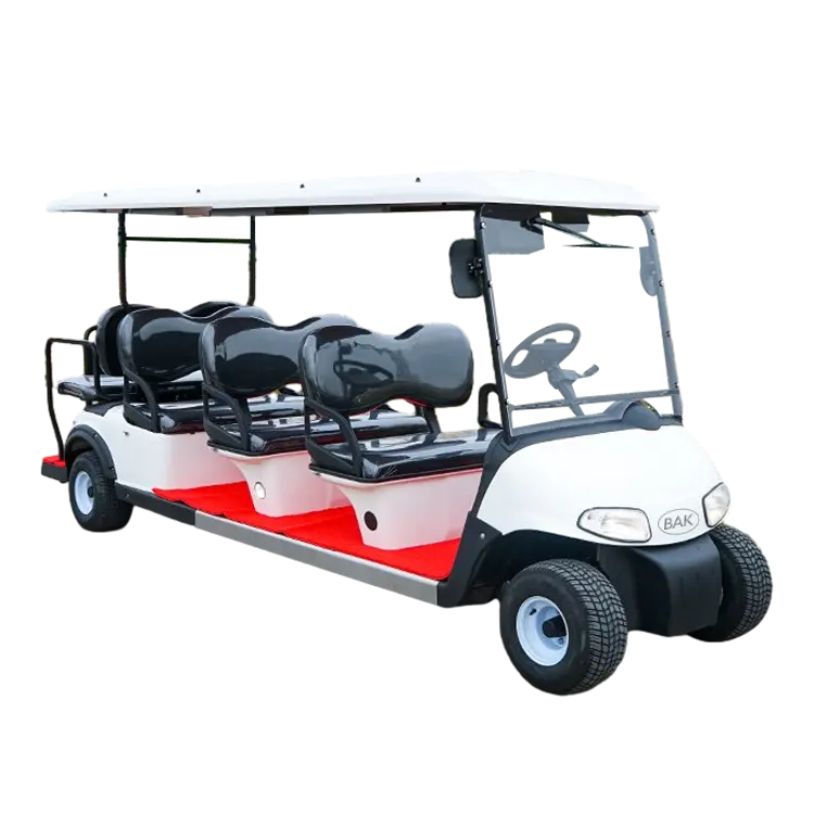 Bak Manufacturer Classic 8 Seater Sightseeing Bus Electric Club Car Golf Cart For Sale