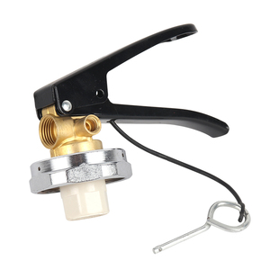 Vanne de sécurité portable en laiton noir et acier inoxydable, flexible, durable, facile à utiliser, personnalisable, modèle Yichang pour la lutte contre les incendies - Product Image 1