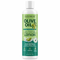 Penjualan Langsung Pabrik Curl Defining Nourishing Moisturizing Olive Oil&Rice Water 473ml Losion Penata Rambut Keriting