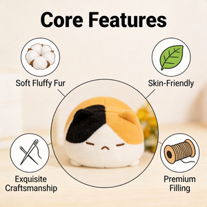 หมอนอิงแมว<span class=keywords><strong>น่า</strong></span><span class=keywords><strong>รัก</strong></span> หนุนนุ่มสบาย วัสดุผ้าพลัฌ ตุ๊กตาเพื่อนคู่ใจ ของขวัญวันเกิด ขายส่งจากโรงงานโดยตรง - Product Image 2