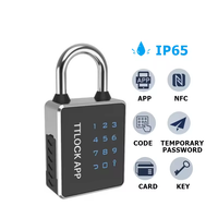 Sécurité IP65 étanche cadenas clé numérique intelligente NFC carte serrures armoire tiroir porte serrure avec TTLOCK APP