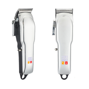 プロのヘアトリマーマシンLEDディスプレイステンレス鋼ブレード安全機能ホームホテル用USBバッテリーヘアクリッパー - Product Image 1