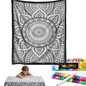 Europe Solid Color-In <strong>Blanket</strong> for Kids Adults Oversized <strong>Wearable</strong> Craft Kit Permanent Marker Design Sherpa <strong>Fleece</strong> Machine - Product Image 1