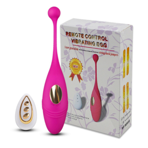 Juguete sexual para masturbación de huevo con vibración de diseño elegante a prueba de agua, juguete sexual para mujer, estimulador del clítoris con pezón, bala de Control remoto - Product Image 1