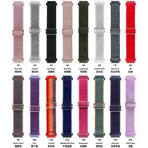 ShanHai-Correa de nailon ajustable para reloj Samsung, pulsera de 20mm, 22mm, para <span class=keywords><strong>Amazfit</strong></span> <span class=keywords><strong>GTS</strong></span> <span class=keywords><strong>3</strong></span> Galaxy Watch5 <span class=keywords><strong>pro</strong></span> 45mm, 5/4, 44, 40 y 46mm - Product Image 2