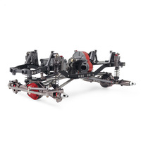 313mm SCX10 Mobil Rock Crawler Rangka Logam Modifikasi Suku Cadang Upgrade Berkualitas Tinggi Aksesoris Kit Off-road RC Profesional Mainan Dewasa