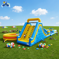 Parcours d'obstacles gonflable géant pour adultes et enfants