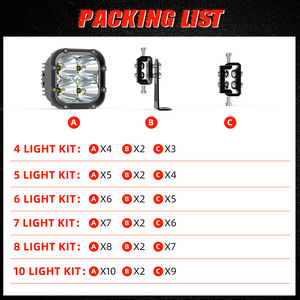 Barra LED UTV รถบรรทุกออฟโรด4x4 toof TOP Rack <span class=keywords><strong>XL</strong></span> ชุดแถบไฟแบบแยกส่วน - Product Image 6