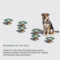 Piste d'entraînement pour chiens : Poutre d'équilibre pour l'adaptaison canine et aire de jeux pour animaux de compagnie