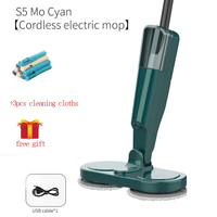 Laveuse de sol domestique sans fil Chargement USB Spray Vadrouille électrique sans fil Vadrouille électrique Nettoyage des sols