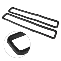 2 pièces d'accessoires de décoration en caoutchouc pour joint d'étanchéité de ventilation de pare-boue de voiture, compatibles avec Land Rover MUC4299