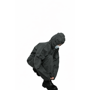 בגד מגן SMS סרבל חד פעמי חליפת מגן אחת-חלקית - Product Image 3