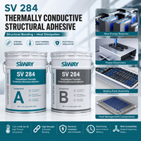 Adhésif structurel thermiquement conducteur en polyuréthane 2K OEM 1,2 W/m.k, colle PU bicomposante pour pack de batteries de véhicules électriques