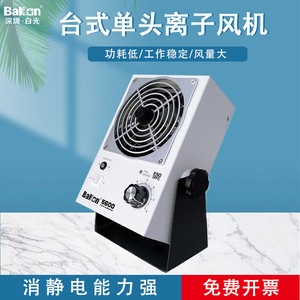 Ventilateur ionique Baiken 5600 220V AC, éliminateur de charge statique de bureau, ventilateur industriel - Product Image 5