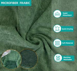 Serviettes pour animaux de compagnie Petdom Wholesale à séchage super rapide et absorbantes, douces, en microfibre, confortables, pour le bain, peignoir pour chien - Product Image 4