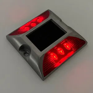 LED Solar Light Reflective Cat Eye Pavement Marker Road Stud Price Reflective Solar Road Stud Flashing Light