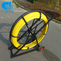 8mm 9mm 10mm 11mm 250m 300m Tige de tirage en fibre de verre FRP traçable pour câbles et conduits
