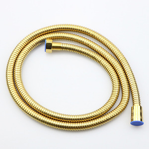 Manguera de Ducha Flexible de Acero Inoxidable Cromado Dorado de 1.5m, Fácil Instalación para Ducha de Mano y Bidé, 634168451612 Chr - Product Image 3