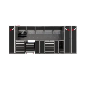 Workshop Multi-function Garage Storage Workbench Workstation Tool Cabinet Tool Chest Module Furniture