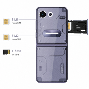 <span class=keywords><strong>Teléfono</strong></span> Inteligente Empresarial 4G con Pantalla Táctil, Diseño Plegable Minimalista, Teclado QWERTY, 4GB+64GB, 4G LTE Global, Doble SIM, OEM, ODM, Sistema <span class=keywords><strong>de</strong></span> Interfaz <span class=keywords><strong>de</strong></span> Usuario Personalizado - Product Image 5