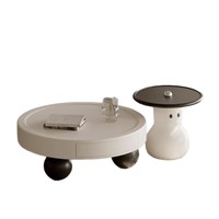 Table basse de luxe au design artistique et moderne, de haute qualité, avec rangement, pour petit salon, mobilier de maison décoratif
