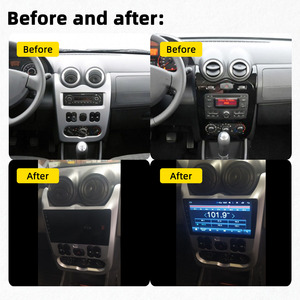 Autoradio Android 2 Din Stereo pour Renault <span class=keywords><strong>Logan</strong></span> I 2009-2013 <span class=keywords><strong>Dacia</strong></span> Duster 2010-2017 Car Multimedia Player Head Unit Autoradio FM - Product Image 2