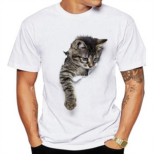 <span class=keywords><strong>T</strong></span>-shirt décontracté pour homme en modal 180g avec motif imprimé 3D, collection 2023 AliExpress WISH Europe & Amérique, transfrontalier - Product Image 1