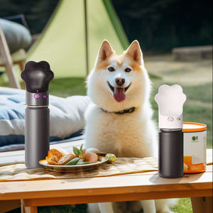 Everich botol air untuk luar ruangan, botol air piaraan, botol terisolasi anjing portabel, vakum, baja tahan karat, dinding ganda, botol bentuk kaki anjing 3 in 1 - Product Image 5