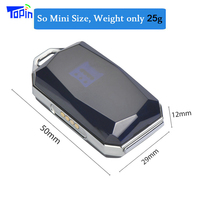 Colgante de Piedras Preciosas de Moda G12s IP67 Resistente al Agua con Rastreador GPS GSM+Wifi+GPS+AGPS+LBS para Niños, Estudiantes y Llaveros de Coche