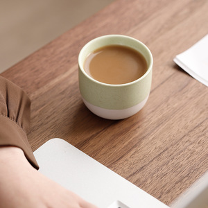 Customized Rough Earthenware Japanese-Style Tea <b>Cups</b> Creative Ceramic <b>Cups</b> Simple Hand-Held Coffee <b>Cups</b> With Rich Aroma - Product Image 5