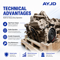 Ensemble moteur diesel industriel turbocompressé KMS QS60 V16 2500HP stable et fiable pour équipement dans divers domaines