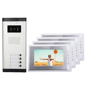 Căn Hộ Xây Dựng Video Intercom Hệ Thống Video Chuông Cửa 700TVL Chuông Cửa Camera An Ninh