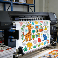 Impresora de Inyección de Tinta de Gran Formato para Sublimación de 130 cm, Plotter de Sublimación I3200-A1, Máquina de Impresión para Textiles