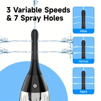 Bulbe d'irrigation électrique automatique de 400 ml en silicone avec 7 buses de pulvérisation pour le nettoyage du côlon, anti-reflux