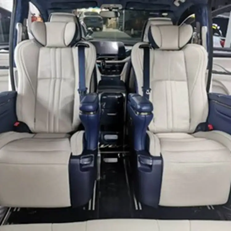 Electric Auto Vip Leather Car Seat For Modification Mpv Limousine Van Minibus Motorhome Camper Van Alphard Coaster Sienna Hiace