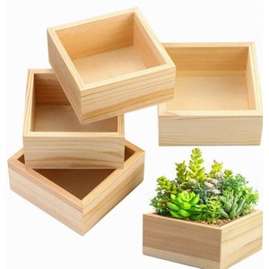 Petite jardinière suspendue de bureau moderne en bois écologique de haute qualité pour la culture de plantes vertes en intérieur - Product Image 1